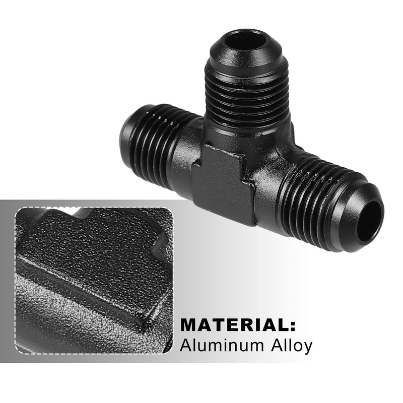 X AUTOHAUX Car AN6 Plug T Piece T Pipe Fuel