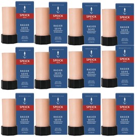 Speick Shaving Soap Stick 50g (Pack of 12), Shaving Stick For men, Normal And Sensitive Skin, Shaving Soap For Men