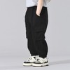 MINI PANDA Toddler Pants Girls&Boys，Stretch Twill Chino Toddler Pants Black-b
