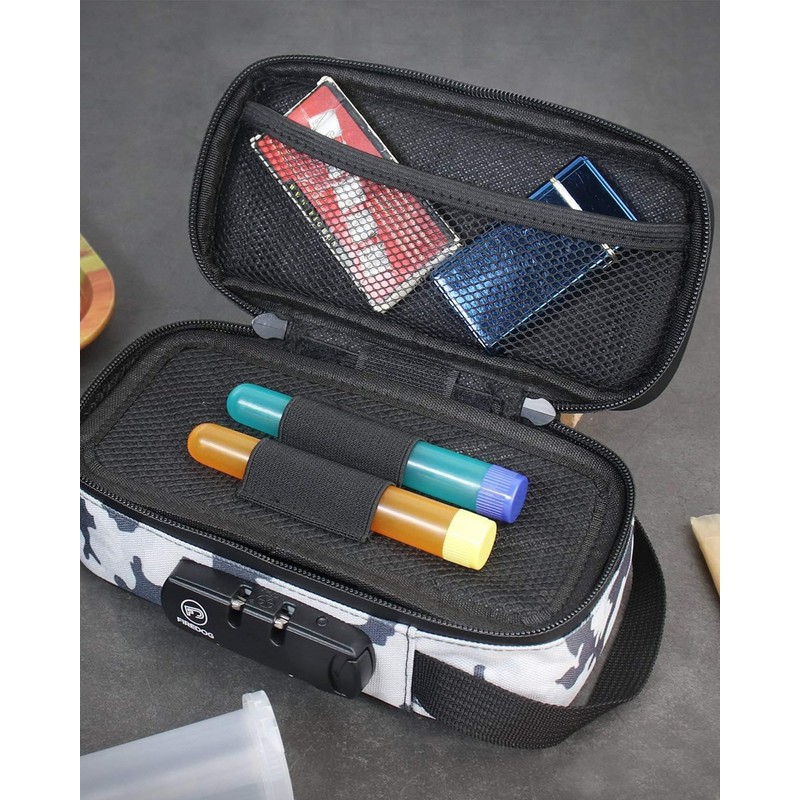 FIREDOG Smell Proof Bag with Lock, Carbon Lined Odor Proof