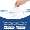 Laundry Detergent Sheets 200 Sheets, Fragrance-Free, Eco-Friendly, Plastic-Free, Hypoallergenic, Liquidless