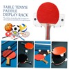 Kisangel Multi-functional Pingpong Racket Stand Acrylic Display Mount Bat Holder