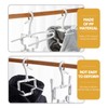 Ciieeo 2 Pcs Foldable Hanger with Hood Clip Hanger Parker