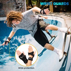 Wrist Guard, BOSONER Wrist Guards for Roller Skating, Skateboarding, Wristsavers Brace Protective Gear for Adults/Kids/Youth (1 Pair)
