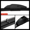 A-Premium Pack of 2 Windshield Wiper Blades with Wear Indicator