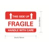 100 2x3 Fragile This Side Up Handle with Care Sticker
