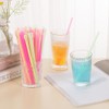 200pcs Snow Cone Spoon Straws, BetterJonny Plastic Spoon Straws Drinking