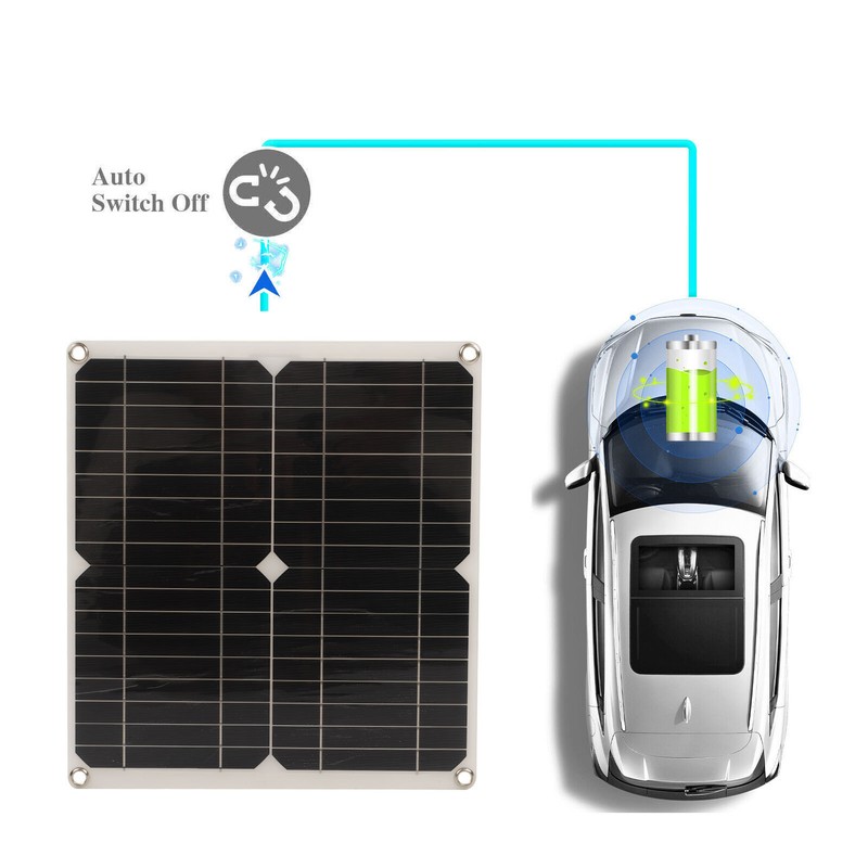 Solar Panel Monocrystalline Silicon Waterproof High Performance for RV Car