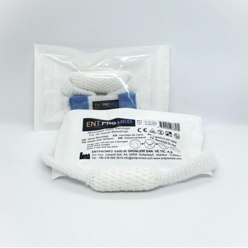 ENTPROMED Absorbent Nose Bandage - Blue Colour- Nasal Sling Bandage,