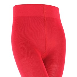 FALKE Children's Tights Family - 94% cotton, 1 piece, red (Fire 8150), size: 134-146