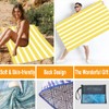 BonGu Beach Towel Oversized Stripe 180x90cm, Quick Dry Sand Free