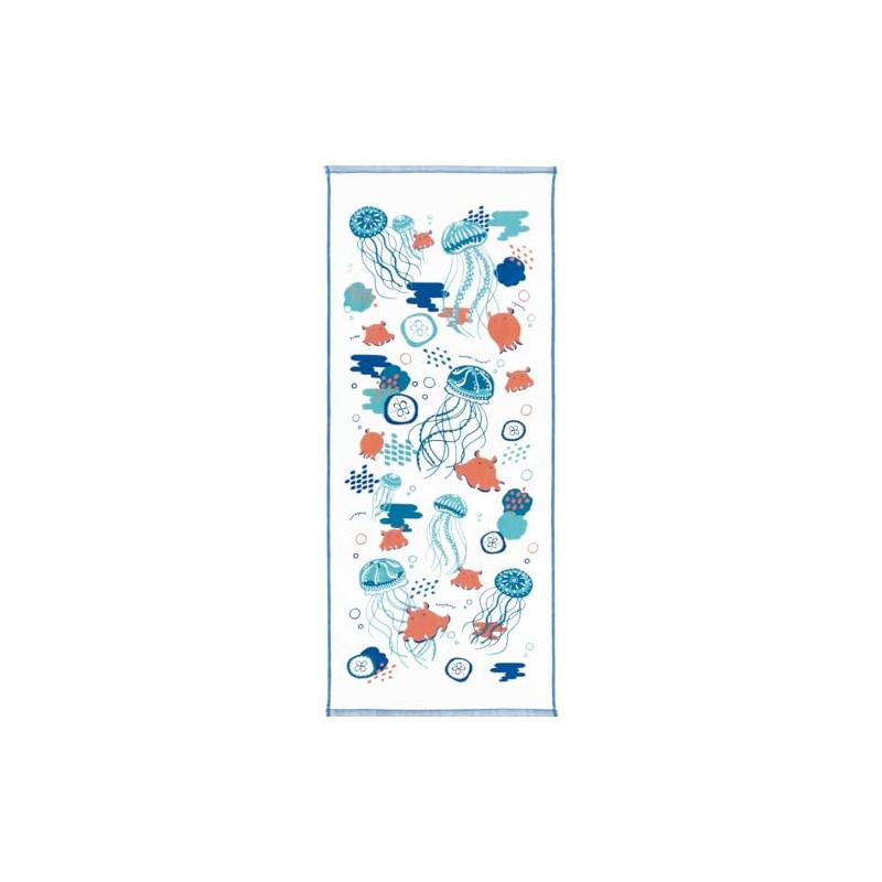 Prairie Dog LSB2024 Zootto Gauze Towel, Face Towel, Jellyfish and
