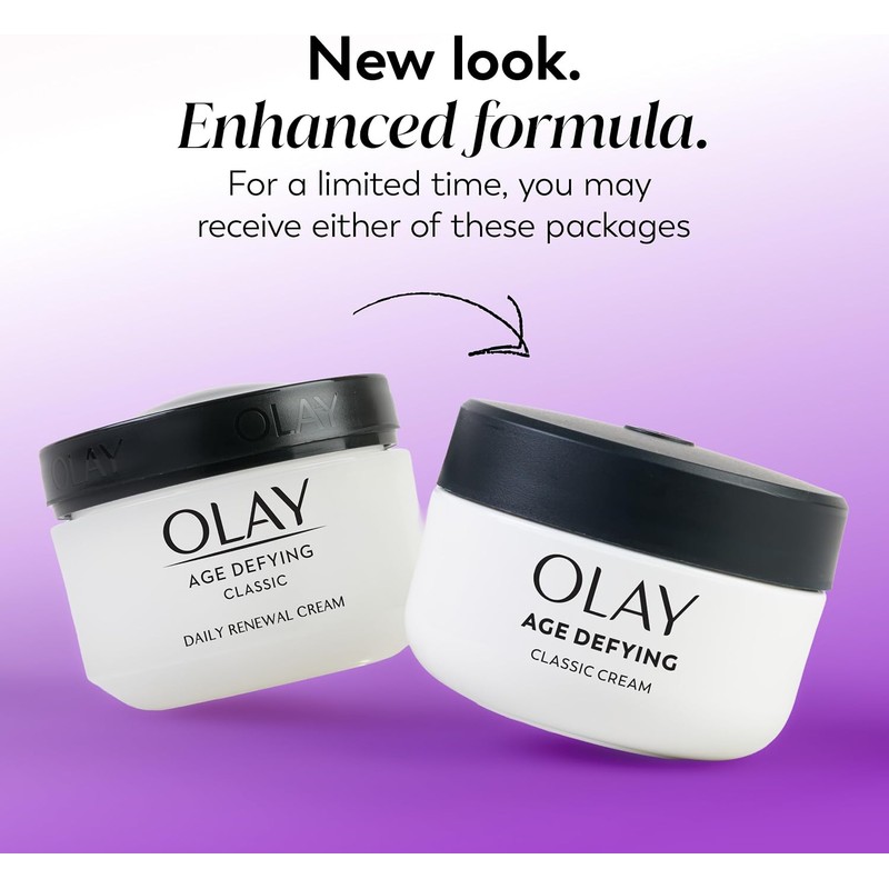 Olay Age Defying Classic Daily Renewal Cream, Face Moisturizer 2.