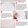 Taicols Underarm Sweat Pads, 100 Pcs Non-woven Disposable Armpit Sweat