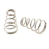 Musiclily 12x4.5/6.5mm Conical-Style Guitar Single-coil Pickup Height Springs,Nickel (20 Pieces)