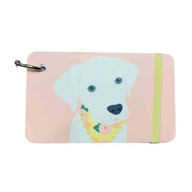 Carolina Pad Heads Up Buttercup Index Cards with Ring and Elastic Closure (Puppy; 3 Inches x 5 Inches; 75 Sheets)