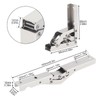 HOJLKLD 90 Degree Folding Shelf Hinge 2 Pack Hidden Bracket