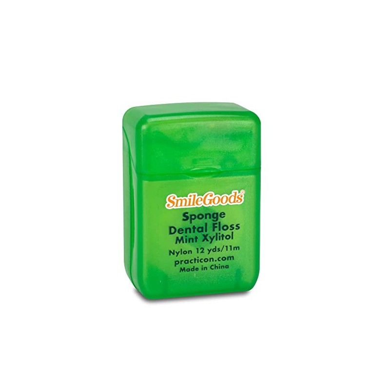 Practicon 7045200 SmileGoods Xylitol Mint Sponge Floss (Pack of 72)
