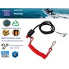 Universal Boat Outboard Motor Urgent Stop Switch Safety Lanyard Tether