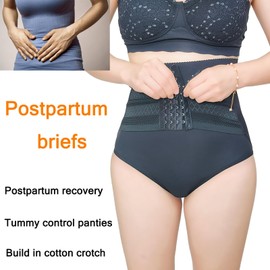 Postpartum Underwear C Section Recovery Support Panties For Women Tummy Control Underpants