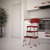 COSCO Stylaire Retro Chair + 2-Step Step Stool with Pull-Out