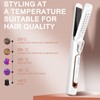 OBEST Smooth Hair Plate, 2-in-1 Negative Lon Roller, with Fan