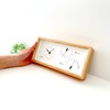 KATOMOKU Thermo Clock Oak km-152OA Wooden Watch Thermo Hygrometer, Dual