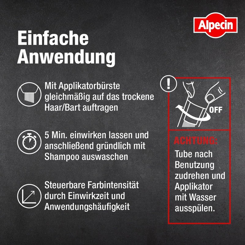 Alpecin Grey Attack Beard & Temples Color Booster 50 ml