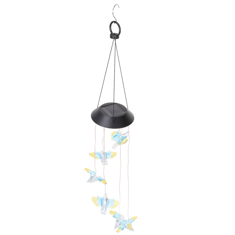 Solar Wind Chimes Light Outdoor Waterproof LED Solar Eagle Wind
