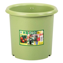 Vegetable Garden Pot No. 9, Capacity: 3.7 gal (11 L), Diameter 11.8 inches (300 mm) x Height 10.6 inches (2