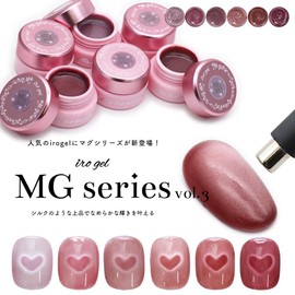 irogel Ultra Fine Magnet, Magnetic Nail (MG301), MG Series Vol. 3, Approx. 0.1 oz (3 g), Magnetic Art Nail with Fine Particles, Gel Nail