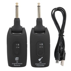 Guitar Transmitter Receiver Wireless System A9 2.4GHz USB Cable Musical Instrument AccessoriesBlack