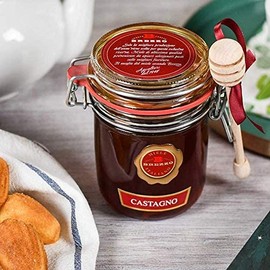 Italian Chestnut Honey with Honey Spoon Gift Idea 400g