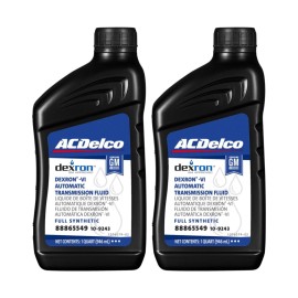 ACDelco 10-9243 (88865549) Dexron VI Full Synthetic ATF, 1 qt (Pack of 2)