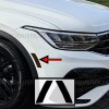 Deliciousticker Fits 2022-2024 VW Tiguan Front Side Markers Decals Smoke