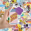 FMOST Stickers for Water Bottles, 100pcs Refreshing Vinyl Waterproof Stickers