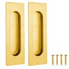 Malimali 4.72 Inch Recessed Finger Flush Pulls for Kitchen Cabinet,