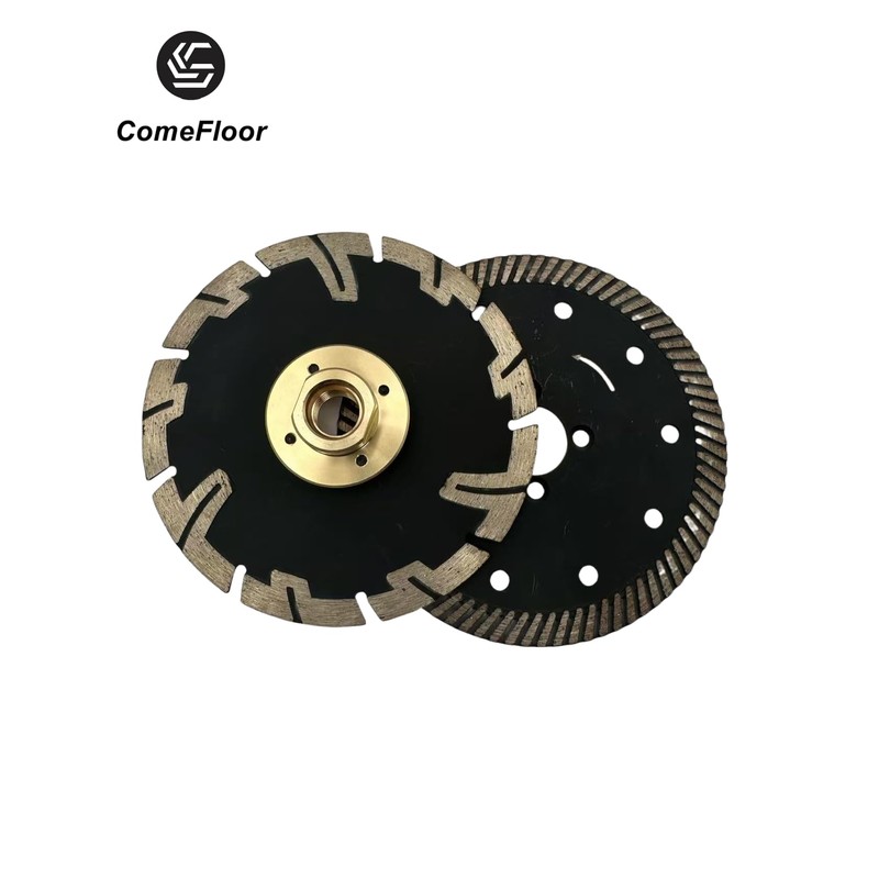 ComeFloor Solid Brass Flush Mount Adapter Flange for Quad Diamond