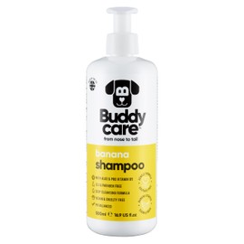Banana Dog Shampoo by Buddycare | Deep Cleansing Shampoo for Dogs | Banana Scented | with Aloe Vera and Pro Vitamin B5 (33.8oz)