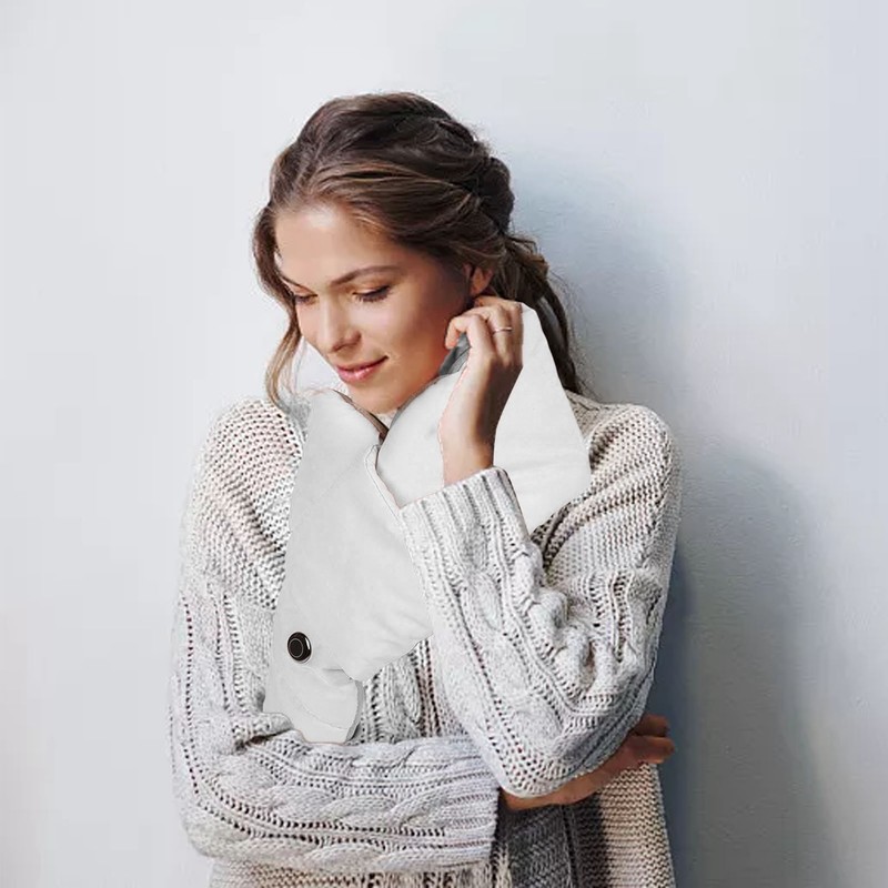 Electric Heating Scarf 3 Gears Indicator Light Skin Friendly Windproof
