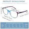 MAEOWN 4 Pack Progressive Multifocus Reading Glasses Blue Light Blocking