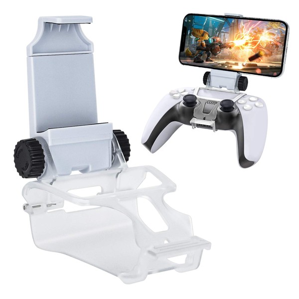 DLseego PS5 Controller Phone Mount, Foldable Mobile Phone Holder Bracket