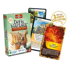 bioviva ! 660549 Challenges Nature Bet on the strengths of your vanished civilizations to win the battle, card game, 2 to 6 players, 7 years