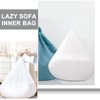 TOPPERFUN Fodera interna per pouf, 110 x 80 x 80