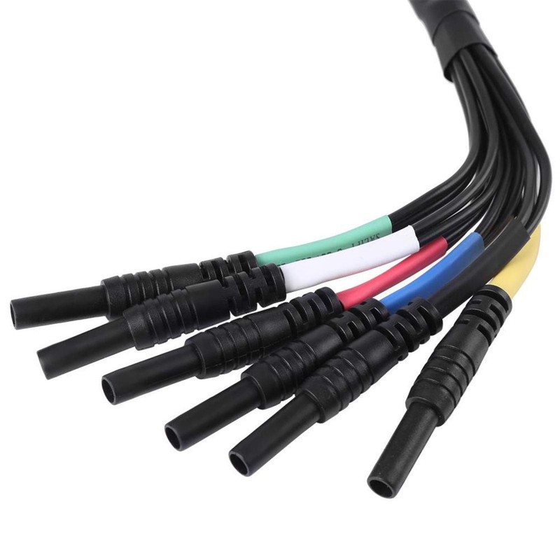 6 Channel Universal Breakout Leads HT306 for Auto Diagnostic Oscilliscope