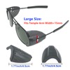 KONEWONG 2 Pairs Safety Glasses Side Shields, Slip on Side