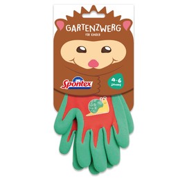 Spontex Gardening Gnome Gloves for Kids-Ideal for Playing and Working in the Garden, 1 Pair