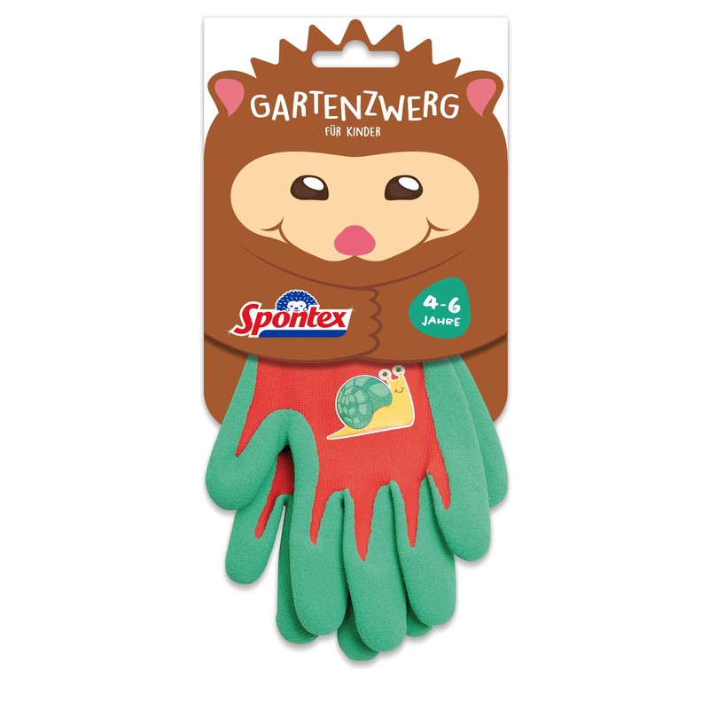 Spontex Gardening Gnome Gloves for Kids-Ideal for Playing and Working