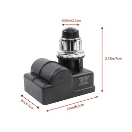 RONGTAI Push Button Spark Generator (3 Male Outlets) - Ignitor Replacement for Backyard Grill, Ducane, BBQ Grillware GGPL-2100, Silver