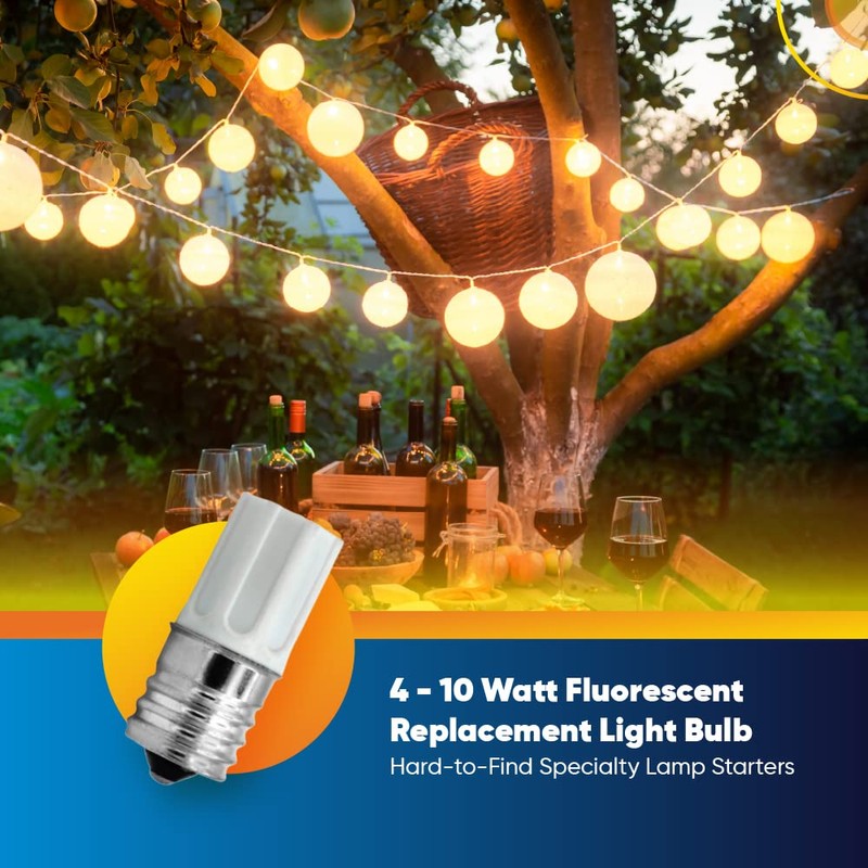 Technical Precision Fluorescent Lamp Starter 4W-10W Replacement for Hitachi FG-7E